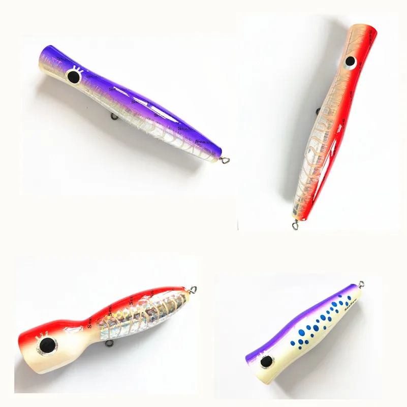 Приманки для морской рыбалки 130 г 18 см|wood poppers|saltwater poppergt popper |