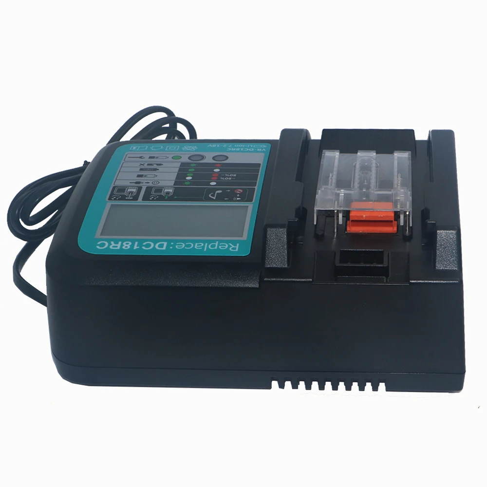 7 2 в 18 Мощность инструмент Li Ion Батарея зарядное устройство для ЖК экрана Makita до 18В