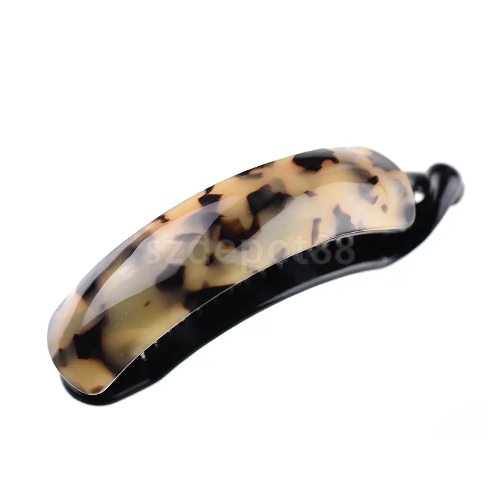 Large Long Banana Hair Clip Hairpin Acetate Headwear Ponytail Holder For Women Lady Girl |