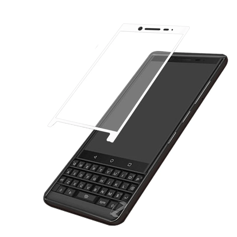 2.5D Arc полное покрытие закаленное стекло пленка для Blackberry KEYTWO защита экрана