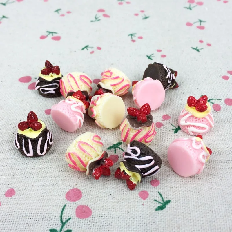 10 шт. кабошон из полимерной смолы плоская спина Каваий сделай сам украшение