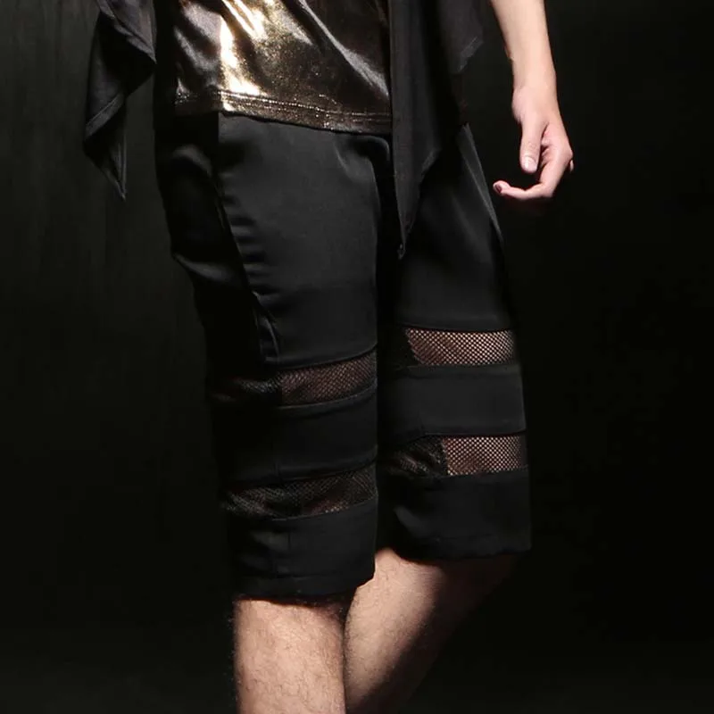 Pantalon Homme 2016 Бренд Хип-Хоп Европа и Америка Уличная Полые Hostumes Прохладно Шорты