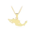 Fooderwerk ювелирное изделие, креативное Европейское и американское ожерелье с кулоном в виде карты для мужчин и женщин