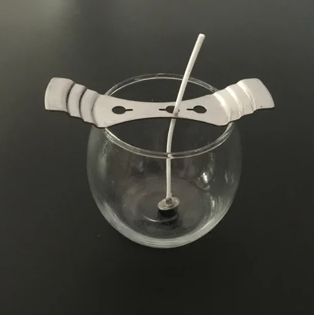 DIY ручной работы аксессуары для свечей сердечник держатель проволочный зажим пластина центрирующее устройство три отверстия нержавеющая сталь свеча сердечник