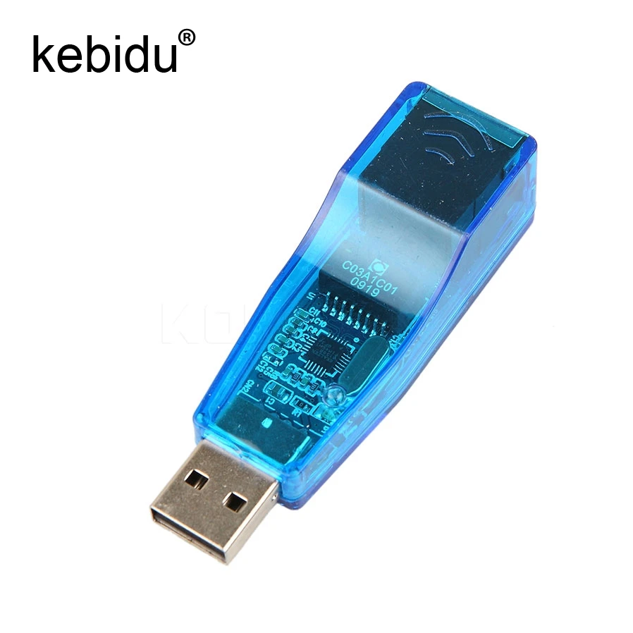 Адаптер Kebidu USB 2 0 к LAN RJ45 Ethernet 5 Мбит/с сетевая карта конвертер для ноутбука ПК|usb 2.0 to