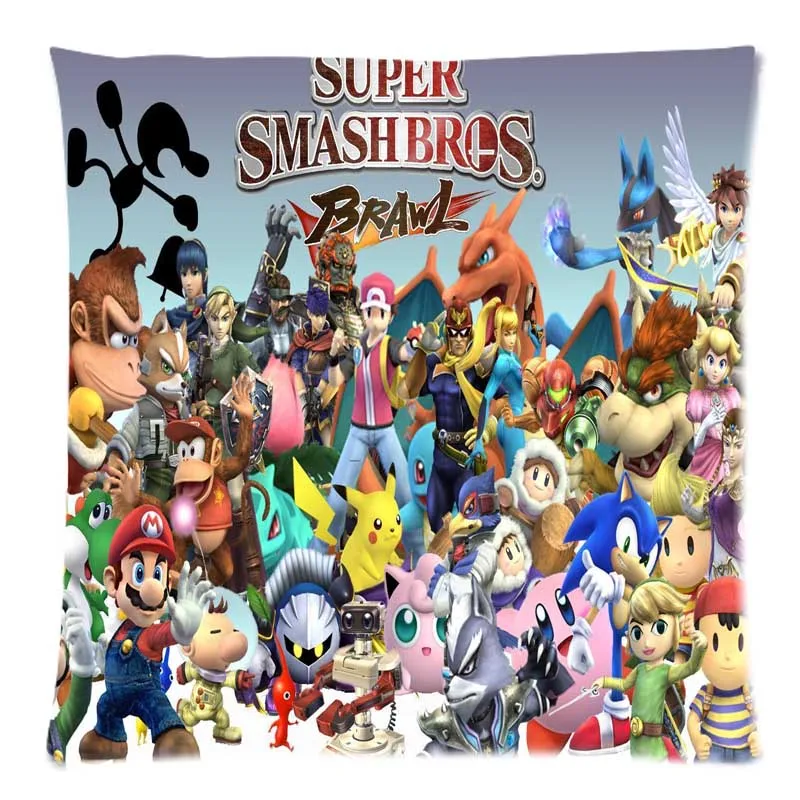 Постельные принадлежности Super Smash Bros Наволочка на заказ декоративная наволочка