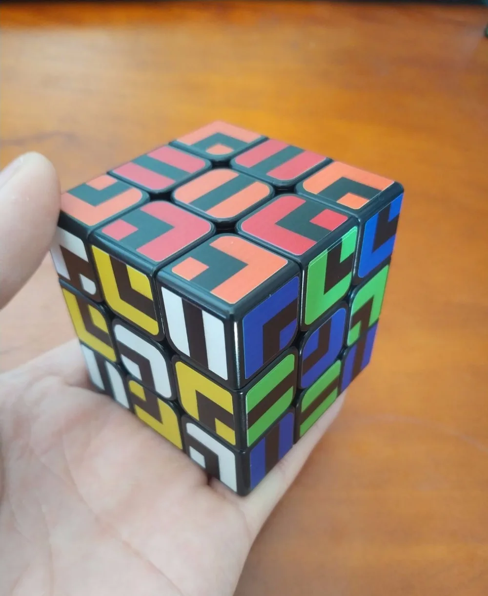 Z CUBE красочные Стикеры 3x3x3 Cube 3x3 кубатуры Скорость Профессиональный 3 плеер