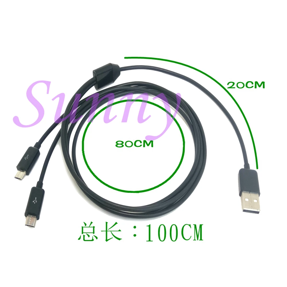 Разветвитель USB папа на 2 Micro зарядный кабель от 1 до двойной разветвитель кабель|usb