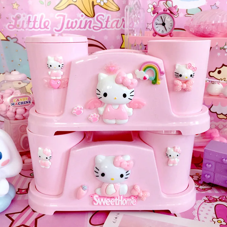 KT Cat мультфильм пара зубная щетка чашки Tumblers hello kitty кружки для зубной щетки в форме полоскания рта пластик в ванной аксессуары набор розовый