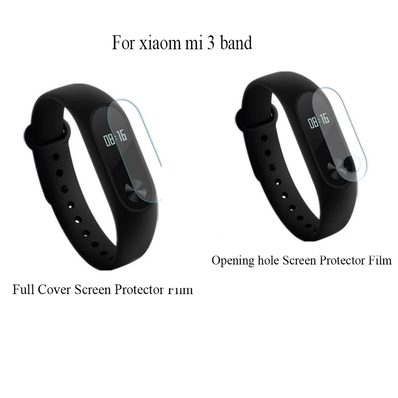 2 шт./лот Защитная пленка для экрана BOORUI Xiaomi Miband 3 ультратонкий защитный чехол с