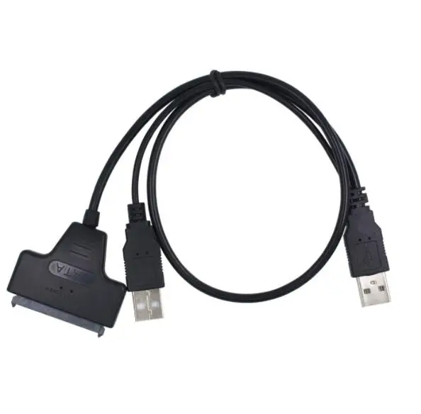 Кабель адаптер Sata с Usb 2 0 на 7 15 22pin Внешнее питание для 5 дюймового Ssd Hdd жесткого