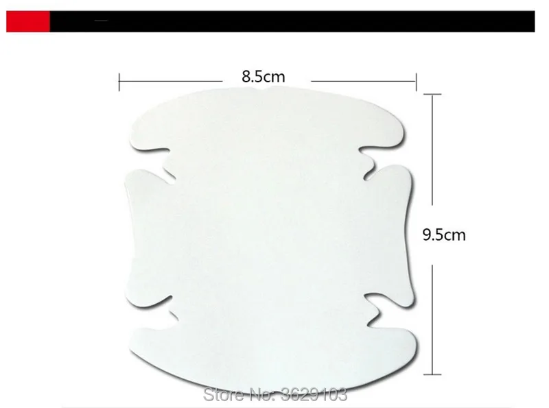 4 шт. наклейки на дверную ручку автомобиля защитная пленка аксессуары для