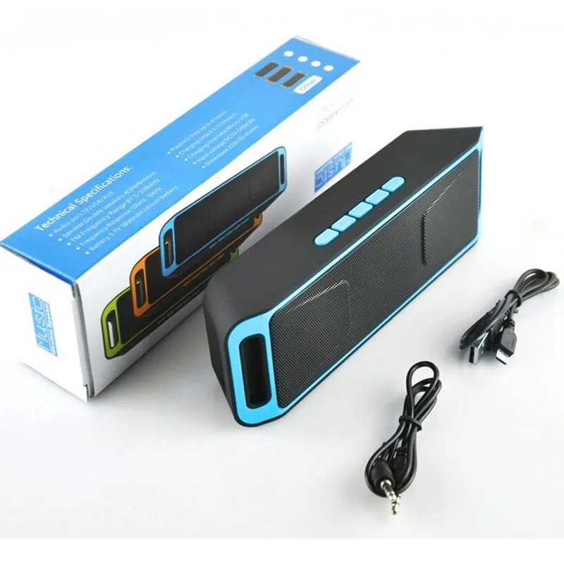 WLNGWEAR Bluetooth 4 0 портативный беспроводной динамик TF USB FM радио двойной бас звук