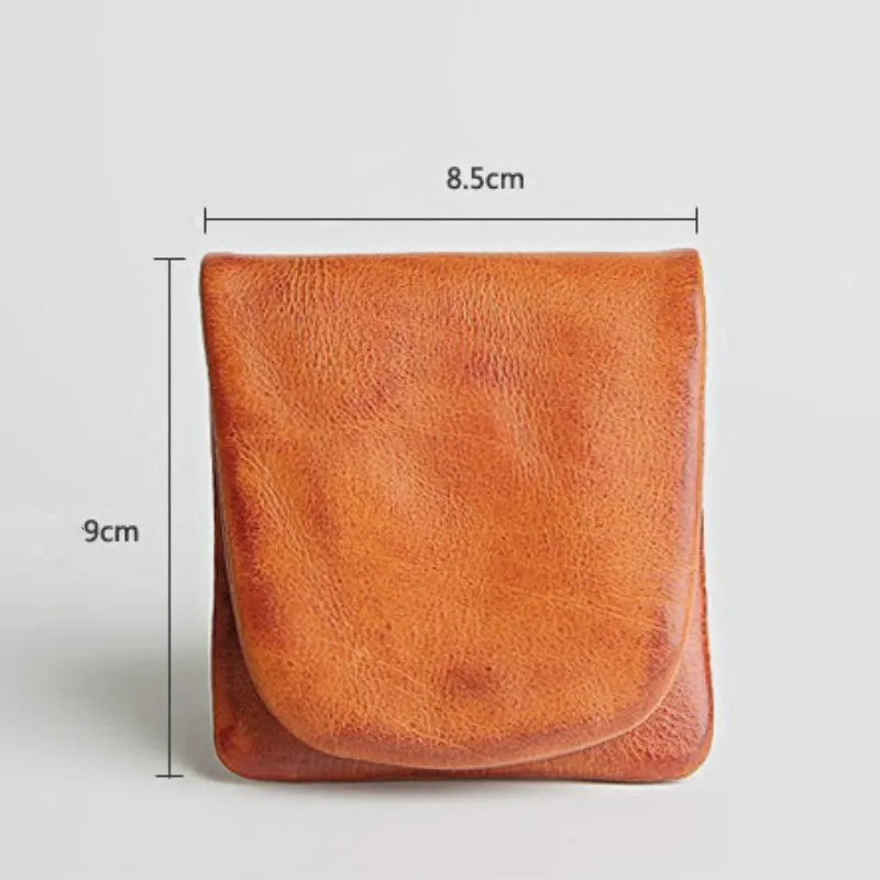 2018 Кошелек для монет из натуральной коровьей кожи маленький мини кошелек