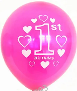 Набор воздушных шаров на день рождения розовые шары для девочек и мальчиков