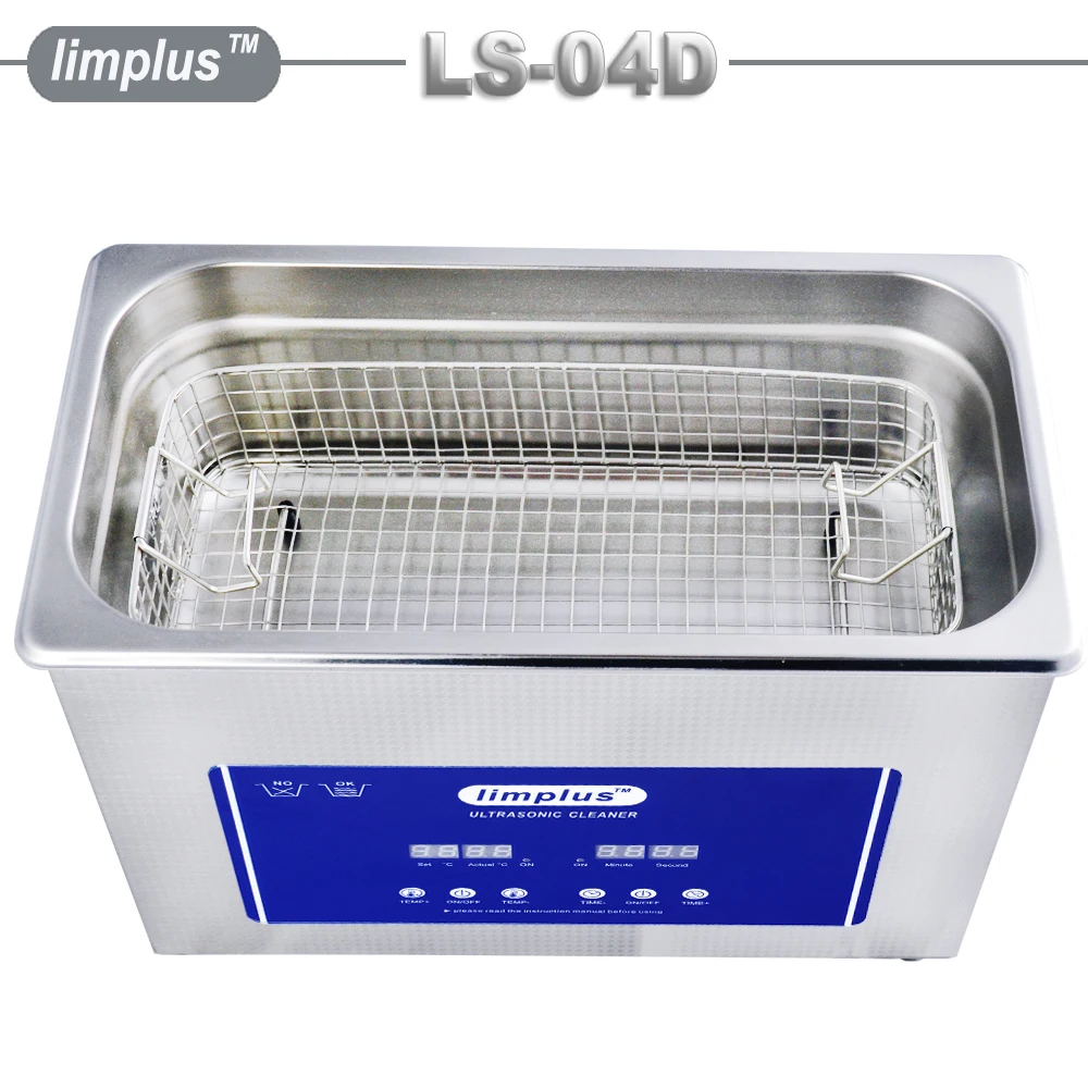 Ультразвуковой очиститель Limplus 4.5L с цифровым таймером и нагревом ювелирных