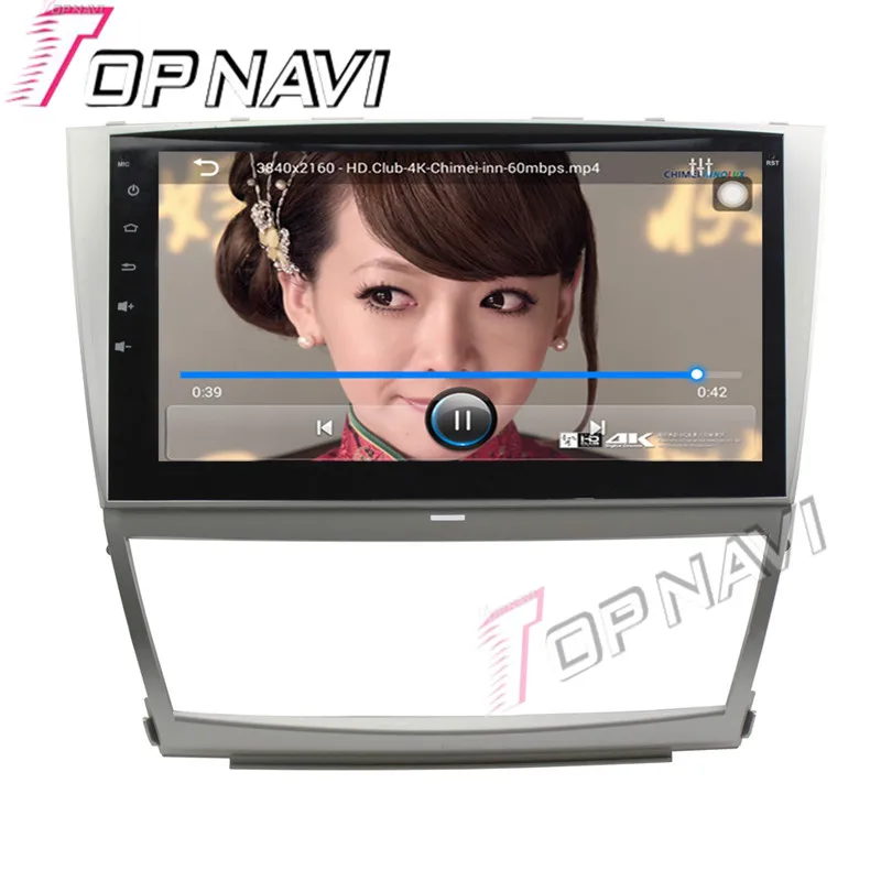 Topnavi 10 1 ''четырехъядерный Android 6 0 Автомобильный GPS-навигатор для TOYOTA Camry 2006 2007