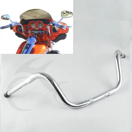 Вешалка для животных Chrome Fat 1 1/4 дюйма 10 дюймов Harley Sportster XL FLST FXST|handlebars for harley|handlebar