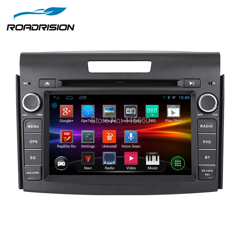RoadRision четырехъядерный Android 6,0 Автомобильный CD dvd-плеер для Honda CRV CR-V 2012- WiFi gps Мультимедиа Навигация Стерео Авторадио