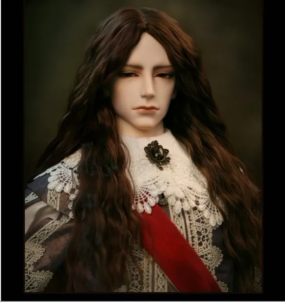 Новое поступление 1/3 8-" Bjd SD парик куклы высокая температура провода длинные модные волнистые для BJD супер парик волос