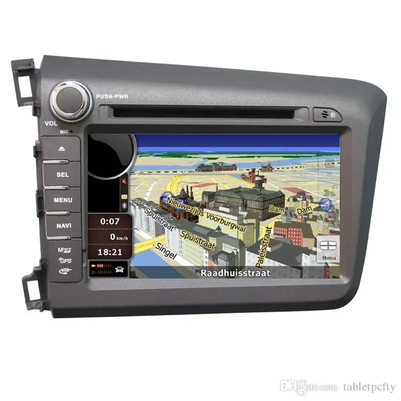8 дюймовый автомобильный dvd плеер с GPS (опционально) аудио Радио стерео USB/SD AUX BT/TV