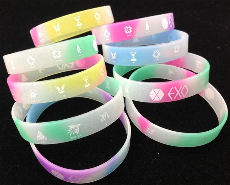 Kpop EXO Planet 2 star concert collective mark светящиеся браслеты Камуфляжный браслет exo k-pop альбомы