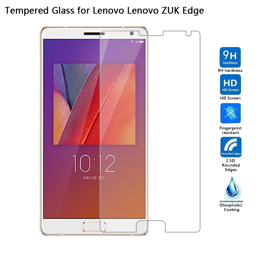 Закаленное стекло для Lenovo ZUK Edge Защитная пленка экрана телефона Z1 Z2 Pro