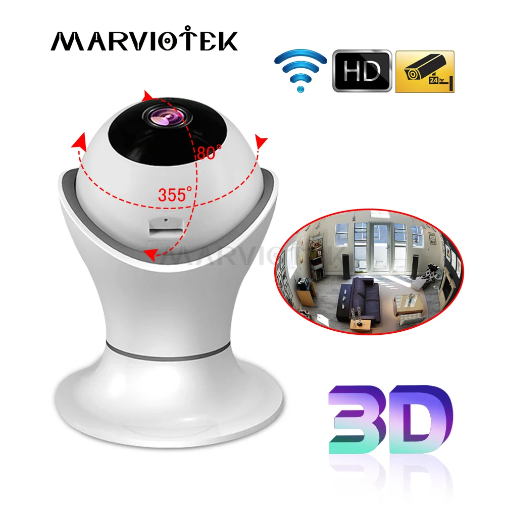 IP Камера Wi fi P2P чашки видеонаблюдение панорамная Беспроводной Ночное видение CCTV