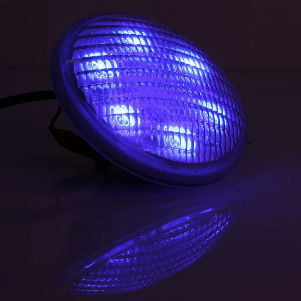 DE/CZ со нержавеющая сталь+ PC Пульт ДУ для IP68 PAR56 54 Вт RGB, AC12V светодиодный свет для плавательных бассейнов подводный свет