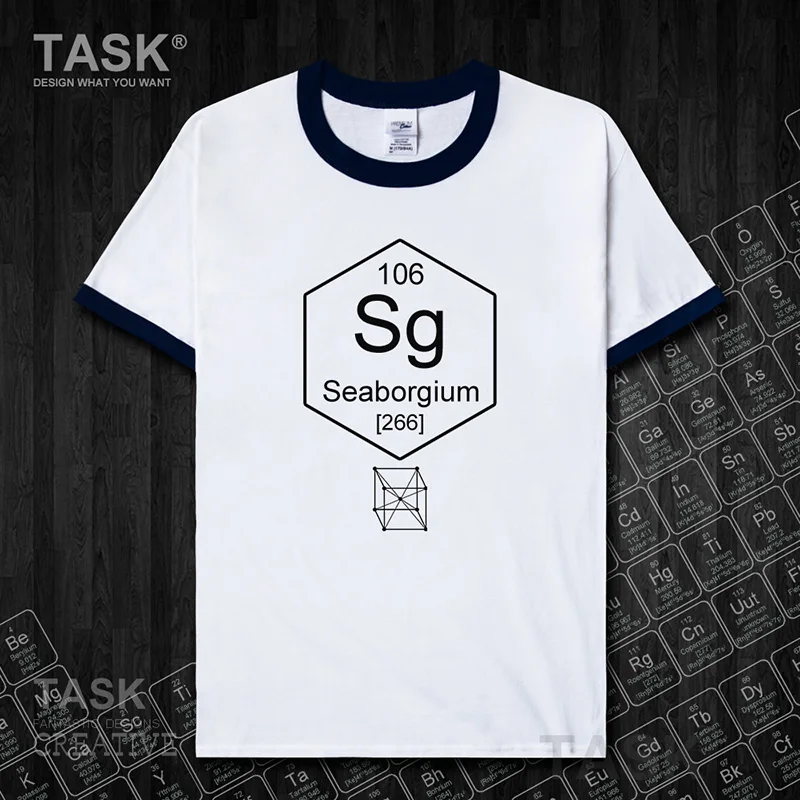 Химическая периодическая таблица 1062 футболка Sg Chemistry одежда с короткими рукавами