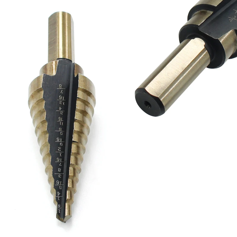 5 шт. ступенчатые сверла высокого качества из быстрорежущей стали набор