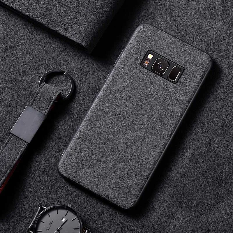Роскошный кожаный чехол для телефона samsung Galaxy S10 Plus S10E S8 S9 S9P Note 8 9 10 Plus, силиконовый чехол с логотипом автомобиля Бэтмена - Цвет: Plain