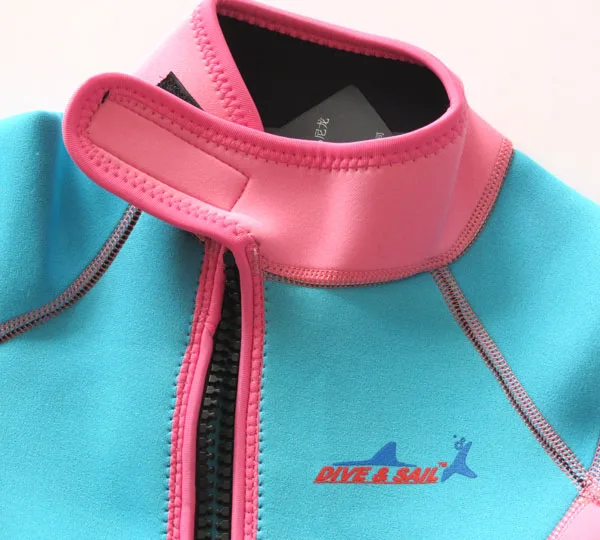 Детский неопреновый купальник с длинным рукавом 2 5 мм|wetsuits for kids|dive & sailneoprene suit |