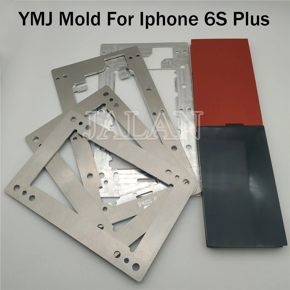 Форма для ламинирования YMJ iphone 6s plus 6sp OCA поляризационная пленка стеклянная рамка