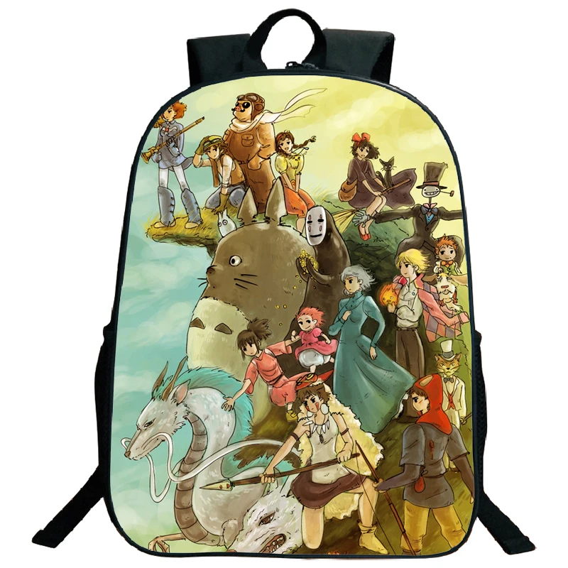Рюкзак с красивыми персонажами для студии Ghibli Детский рюкзак мальчиков и девочек