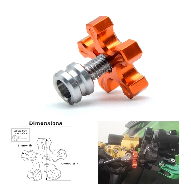 M8/M10 Универсальный мотоциклетный CNC алюминиевый кабель сцепления проводной