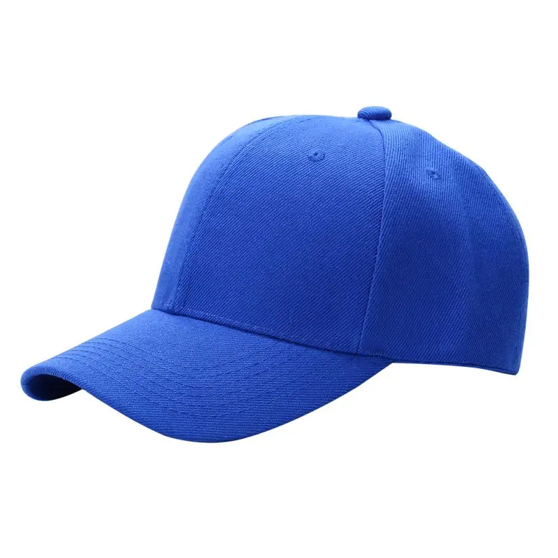 

Fashion Men Women Plain Baseball Cap Unisex Curved Visor Hat Hip-Hop Adjustable Peaked Hat Visor Caps Solid Color