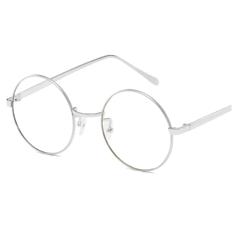 VKUES голубой свет очки Круглый Металлический Ретро оправа Очки для работы за