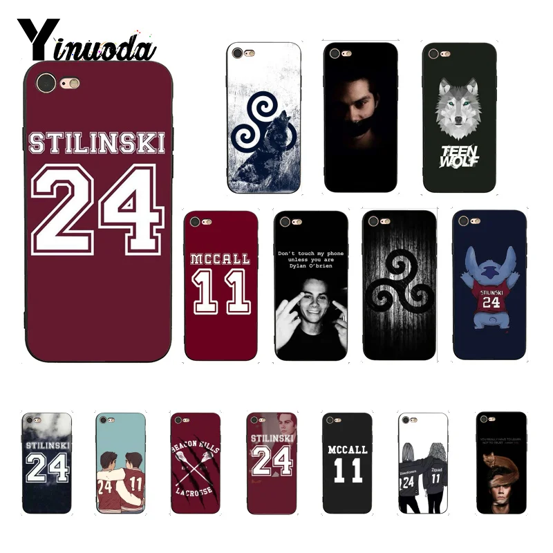 Черный ТПУ мягкий чехол Teen Wolf Stilinski 24 для телефона iphone 12 8 7 6 6S 6Plus 5 5S SE XR X XS MAX