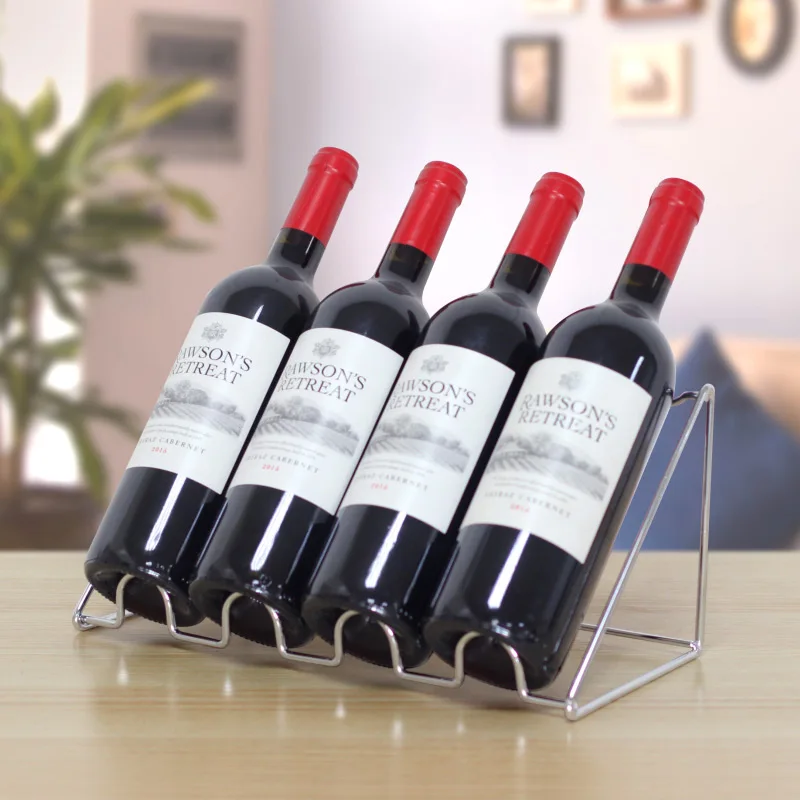 

Iron Creative European Household Red Wine Rack Wine Display Bracket Wine Counter Alcohol Bottle Arrangement Simple Iron Holders