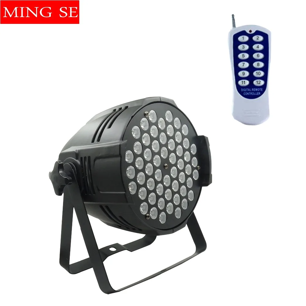 1 шт./оптовая продажа Дистанционное 54X3W RGBW светодиодный Par Светильник R 12 G18 B18 W6 PAR