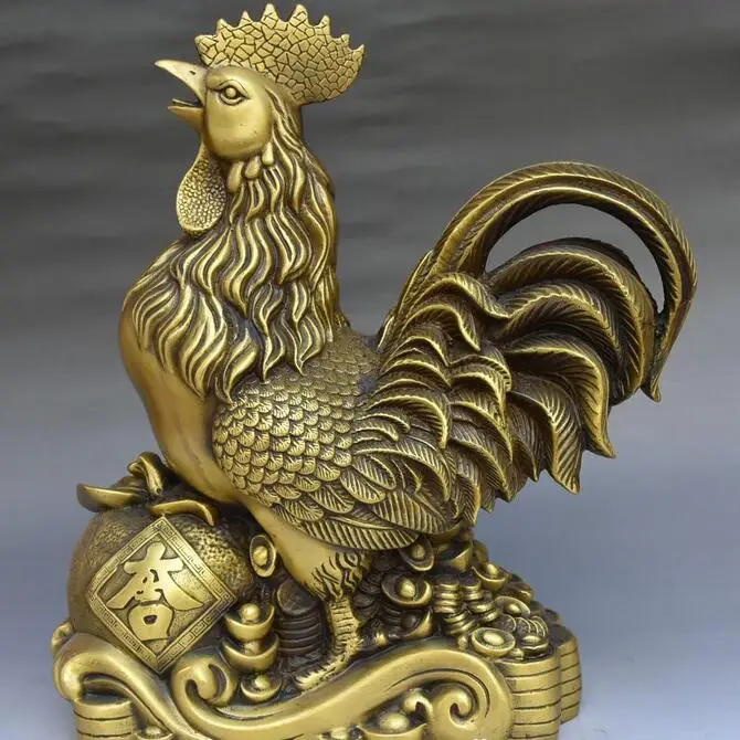 11 &quotКитайский Белоснежный мрамор из бронзовая фигурка для привлечения