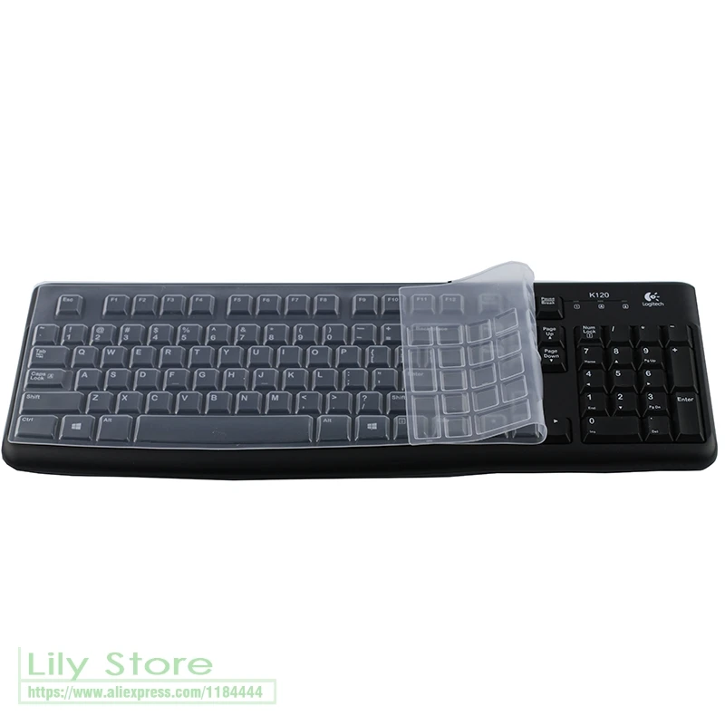 Для Logitech MK120 K120 Пылезащитная пленка силиконовая Механическая Беспроводная