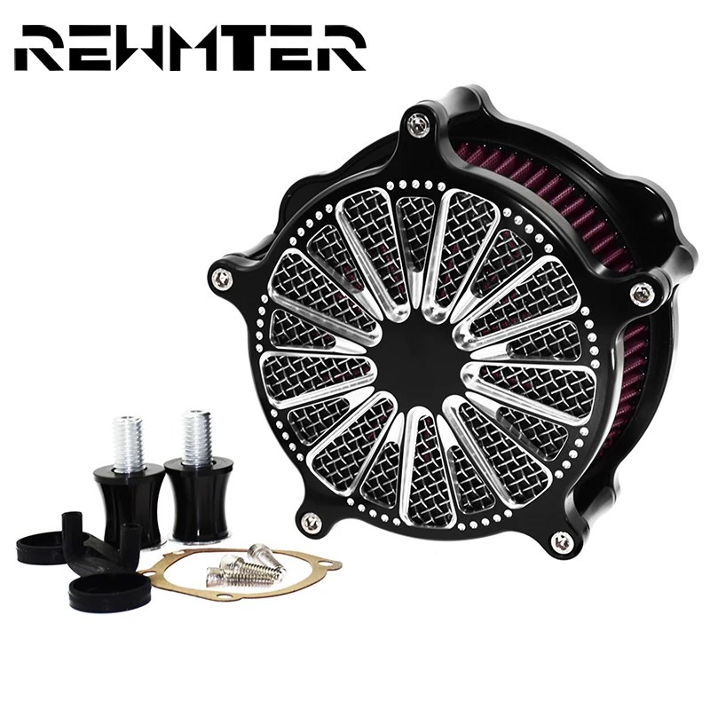 

Фильтр для очистки воздуха красный для Harley Sportster XL 883 Dyna Street Bob 00-17 Softail Heritage 00-18 Touring Street Glide 08-18