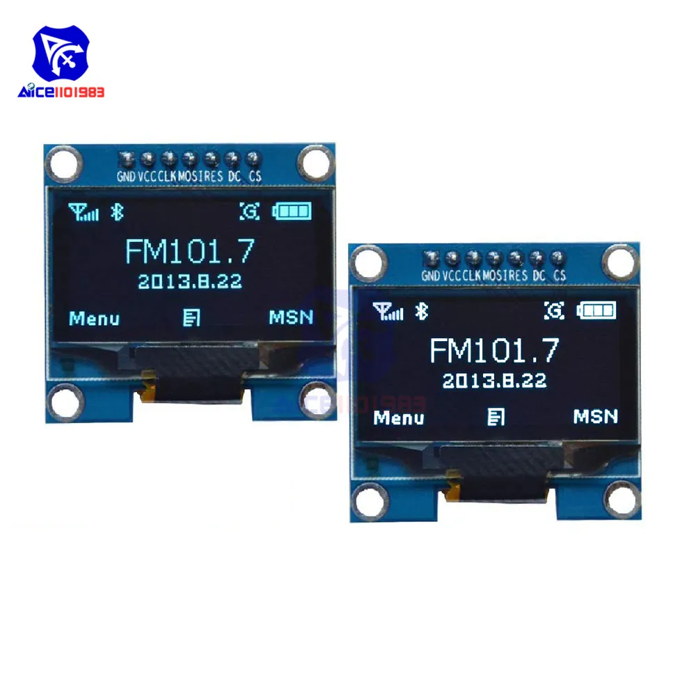 ЖК дисплей 1 3 дюйма OLED 128x64 7 контактный модуль SPI/I2C SSH1106 для Arduino AVR PIC STM32|ЖК-модули| |