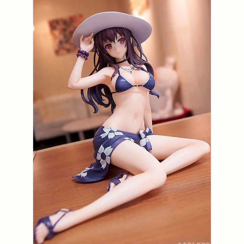 Сексуальная аниме фигурка Misaki Kurehito Kasumigaoka купальные костюмы Utaha Ver. ПВХ Коллекция