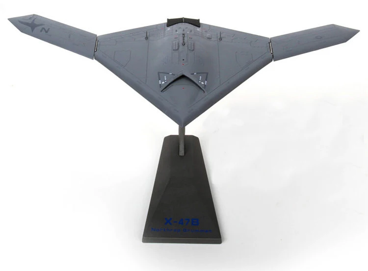 1/72 масштаб США northrop Grumman X-47B теперь БПЛА модель самолета игрушки литья под давлением Металл самолета Модель игрушки для подарка коллекции
