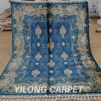 yilong 5 6x8 2 antique handmade turkey carpet dark blue handmade pakistani rugs 1830