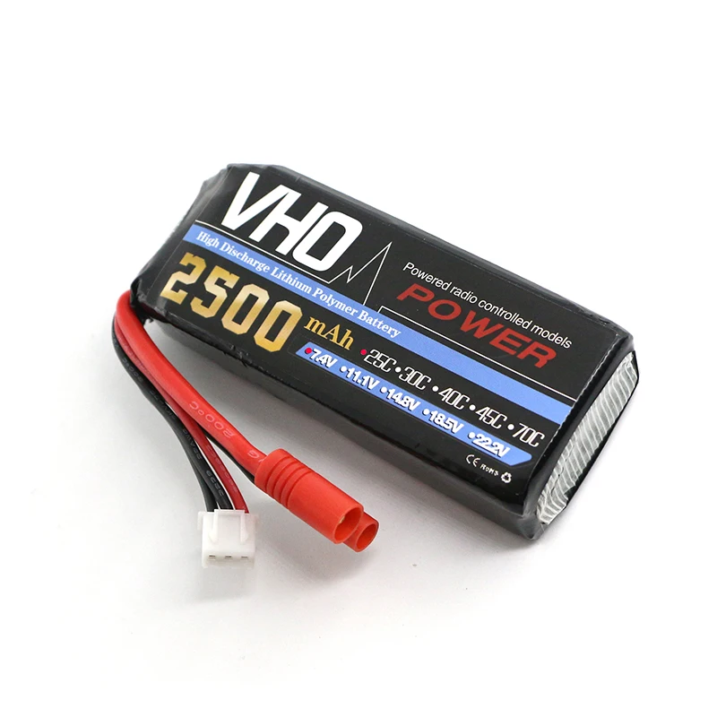 VHO Power Syma X8W RC Drone Lipo Battery 2S 7.4v 2500mAh For X8 X8A X8C X8G X8HC X8HW X8HG helicopter Spare Parts | Игрушки и хобби
