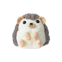 cute plush hedgehog shoulder bag plush toy round little hedgehog backpack gifts to girlfriend
